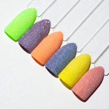 MEET ACROSS-polvo holográfico de purpurina para uñas, pigmento de azúcar arenoso, decoración artística de uñas, Color de verano 2024 - compra barato