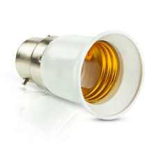 1x Big Promotion B22 to E27 Base LED Light Lamp Bulb Fireproof Holder Adapter Converter Socket Change 2024 - buy cheap