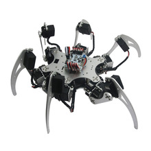 With 18pcs MG996R Servos + Controller Full Set for Arduino 18DOF Aluminium Hexapod Spider Six Legs Robot 2024 - buy cheap