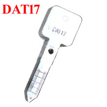 DAT17 2в1 инструмент весы ключ пластина, ключ заготовки для Lishi резак 2024 - купить недорого
