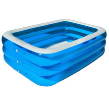 Intime-piscina inflable familiar para niños, 196x143x60cm, PVC 2024 - compra barato