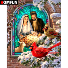 Homfun 5d pintura de diamante completa quadrada/redonda, broca "religioso", bordado, ponto cruz, mosaico, decoração de casa, presente a08472 2024 - compre barato