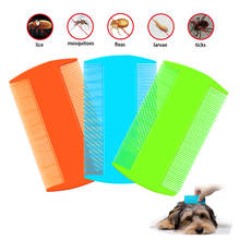 Dog Flea Remover Brush Cat Comb Hair Tick Removal Pet Grooming Tools Fine & Sparse Tooth Combs For Long Short Hair Dogs Cats 2024 - buy cheap