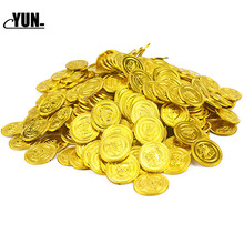 Pirate props 50/100PCS gold coin coin simulation pirate coin game generation chip treasure wealth gold coin 5D 2024 - buy cheap