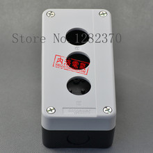 [ZOB] Оригинальный кнопочный переключатель 22 мм с 3 отверстиями XALB03C XAL-B03C IP65 -- 10 шт./лот 2024 - купить недорого