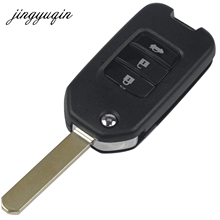 jingyuqin G word on Blade Car Folding Key Auto Flip Key Shell for Honda Civic City Fit XRV Vezel Car Remote Key Fob Case Cover 2024 - buy cheap