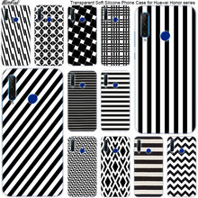 Hot Black white lines Soft Silicone Phone Case for Huawei Honor 20 20i 10 9 8 Lite 8X 8C 8A 8S 7S 7A Pro View 20 Fashion Cover 2024 - buy cheap