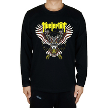 Camisa de marca kvelertak rock 6 designs, coruja, metal escuro pesado, manga longa, 3d, vintage, fitness, algodão, camisa 100% 2024 - compre barato