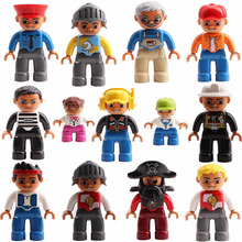 Profissão de personagem de banda desenhada da polícia o homem ladrão de educação crianças figuras de ação building block brinquedos para crianças 2024 - compre barato