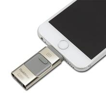 Новый я-Flash ручки Драйвер HD u-диск передачи данных Молнии для iphone/ipad/iPod, micro usb интерфейс flash диск для ПК/MAC 16 Г/32 Г/64 Г/128 Г 2024 - купить недорого