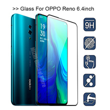 Полное покрытие для oppo reno защита экрана закаленное стекло для oppo reno 2019 opporeno 6,4 дюйма защитное стекло оригинальная пленка 9h 2024 - купить недорого