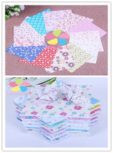 SALE! 12pcs/24pcs 14*14cm Random Square Floral Pattern Origami Paper Single Sided Kids Folded Scrapbooking Paper Craft I0501 2024 - buy cheap