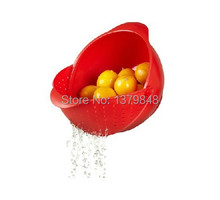 Flip draining basket Plastic clamshell double fruit basket  Water draining basket 2024 - buy cheap