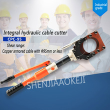 Cortador de cabo hidráulico blindado, ferramenta de friso global com tesoura de cabo de cobre rápido, cortador para parafuso 2024 - compre barato