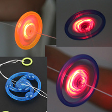 5pcs New Hand Pull Luminous Flashing Rope Flywheel Toy Led Light Up Toys Novelty Flash Gyro For Children's Birthday Funny Gift 2024 - buy cheap