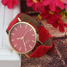 Casual Fashion  Unisex Casual Geneva Checkers Faux Leather Quartz Analog Wrist Watch dropshipping 2024 - buy cheap