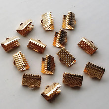 500PCS/LOT 10mm Metal Accessories Gold Color Horse Mouth Clamp Jewelry Clasps/Clips 2024 - buy cheap