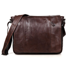 Nesitu Vintage 100% Guarantee Real Skin Genuine Leather Cowhide Men Messenger Bags #M7338 2024 - buy cheap