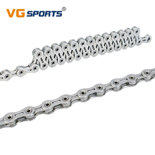 VG sports Original TOP 11 speed Chains MTB 116 links Cycle full hollow Chain 11S Mountain Road bike Bicycle Chain Parts Silver 2024 - buy cheap