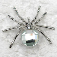 White Rhinestone Spider Pin brooches C961 A 2024 - buy cheap
