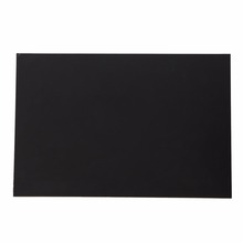 Folha de plástico abs plana preta 1mm x 200mm x 300mm, placa de plástico de alta qualidade para modelos de construção, peças industriais, 1 peça 2024 - compre barato