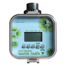 Easy LCD solar electronic water timer with rain sensor function adopt solenoid valve 5 keys to setting program 2024 - buy cheap