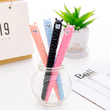 1PCS New Cartoon Lovely Alpaca Shape Gel Pen Student Stationery Novelty Gift School Material Office Supplies 2024 - buy cheap