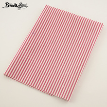 Booksew Printed Red Strips Design Cotton Linen Fabric Sewing Material For Tablecloth Pillow Bag Curtain Cushion Zakka Tissu CM 2024 - buy cheap