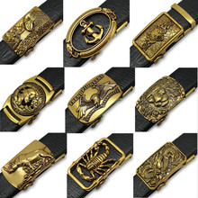 Retro Golden Faucet Belt Men Buckle Jeans Belt Automatically belt buckles for men Buckle Strap for Jeans men's belts luxury 2024 - buy cheap