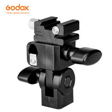 Godox-Zapata para Flash tipo E, soporte de paraguas, montura con soporte giratorio, soporte de luz tipo E para DSLR 2024 - compra barato
