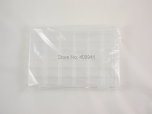 Free Shipping+Wholesale Adjustable Plastic 36 Compartment Box Earring Bin Case Container,,60pcs/lot 2024 - buy cheap