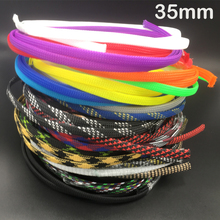 1Meter 35mm Black Gray High Density Mesh Guard RC Car Expandable Nylon Snakeskin Braid PET Protect Sheath Wire Cable Sleeve 2024 - buy cheap