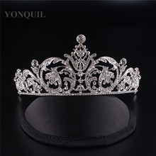 Coroa de noiva cristal acessório para cabelo casamento strass coroa frontlete jóias de alta qualidade 3 visual myqc015 2024 - compre barato