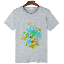 Bgtoad-Camiseta con estampado de flores para hombre, ropa informal, bonita, cómoda, de verano, en oferta barata 2024 - compra barato