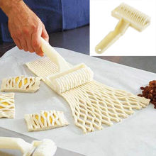 ANGRLY 4.5*12*14cm Large Handy Baking Pizza Bread Pastry Tool Lattice Roller Cutter Rolling Pin kitchen accessories silicone 2024 - buy cheap