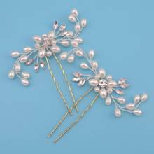 2 Pcs/set Pearl Hairpins Hairstyles Wedding Bridal Hair Pins Hair Jewelry Accessories Hairwear Girls Hair Clips For Women 2024 - buy cheap