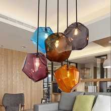 Bar Glass Pendant Lighting Kitchen Island Lamp Modern Pendant Light Hotel Lights Bedroom Study Office Ceiling Lamp Bulb Include 2024 - buy cheap