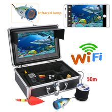 Камера для подводной рыбалки с монитором 9 дюймов, 20 м, 30 м, 50 м, HD, Wi-Fi, беспроводная, для IOS, Android, приложение для записи видео и фотосъемки 2024 - купить недорого
