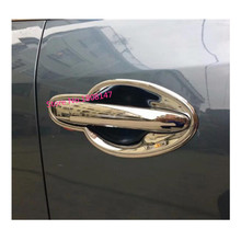 For Mazda2 Mazda 2 Demio 2015 2016 2017 2018 Car Sticker Cover Detector External Frame Lamp Trim Door Bowl Moulding Parts 8pcs 2024 - buy cheap