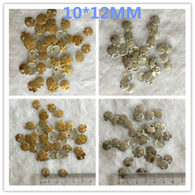 10*12MM 200pcs Silver/Gold Hot-Fix Rhinestuds 3D Aluminum Skull Metal Studs Spikes Decoration Clothes Rhinestone 2024 - buy cheap