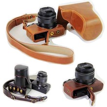 5 Colors New Luxury Camera  Leather Case Cover for Canon EOS M10 Battery Open Style 2024 - buy cheap