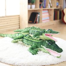 165 см креативная имитация крокодила, плюшевая игрушка, мягкий мультфильм, животное, Крокодиловая рыба, мягкая кукла, забавные подарки, диванная подушка, игрушки для мальчиков 2024 - купить недорого