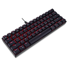 Motospeed-teclado mecânico ck61 rgb com retroiluminação, comutadores azuis, teclado para jogos com 61 teclas anti-ghosting 2024 - compre barato