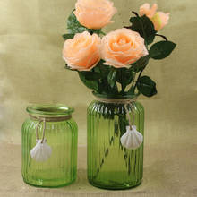 Three Pcs Glass Flower Vase Modern Minimalist Transparent Glass Vase America Style Tabletop Glass Vases for Home Wedding Decor 2024 - buy cheap