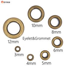 100sets Metal Bronze Eyelet With Grommet For Leathercraft DIY Scrapbooking Leathercraft Shoe Belt Tag Clothes Accessories 2024 - buy cheap