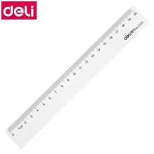 1PCS Deli 6220 Office Desk plastic ruler straight ruler 20cm 30cm 40cm 2024 - buy cheap