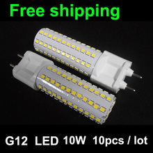 10pcs/lot Drop price g12 led bulb 10W 12W 15W AC85-265V spotlight 108smd 2835 led bulb lamp light 10pcs/lot 2024 - buy cheap