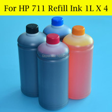 Impresora HP711 Pigment/tinta para HP Designjet T120 T520, 4 unids/lote, para tinta HP 711 2024 - compra barato