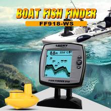 LUCKY беспроводной рыболокатор FF918-WS глубина гидролокатора 125 кГц локатор частоты локатор для рыб лодка рыболокатор детектор рыбы Pesca 2024 - купить недорого
