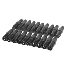 20Pcs 3Pin Xlr Male To Female Microphone Extension Cable Microphone Cables Plug Audio Socket Mic Audio Connector Adapter 2024 - buy cheap